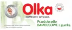 Olka Bambukinė paklodė su guma 80x160 cm rožinė