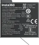 Akumuliatorius Insta360 Akcesorium do kamer sportowych X6 Xtreme Baterija (CINSBBXA)