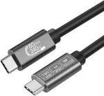 ConnBull Thunderbolt 5 USB-C kabelis 80 Gbit/s 240 W 30 cm TB5-80G-1FT