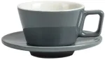 Espresso Gear - Espresso cup with saucer Peakabrew pilkas 90 ml