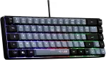 THE G-LAB pusiau mechaninė 60 % žaidimų klaviatūra, USB, AZERTY, KEYZ-HYDROGEN-GRB/FR