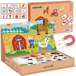Tooky Toys Dėlionė magnetinė TOOKY TOY, 61 elementas