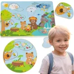 Viga Toys Dėlionė garsinė VIGA, su garso moduliu