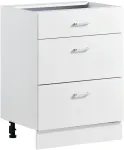 VEVOR Balta &bdquo;Shaker&ldquo; grindinė spintelė 60 cm