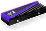 Ezdiy-fab Nvme M.2 aliuminio heatsink'as 12v 4-pin Rgb au&scaron;intuvas 2280 M.2 Ssd heatsink'ui Tri-cool su silikonine termo pagalvėle