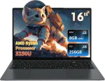 16 colių ne&scaron;iojamas kompiuteris su win 11 pro, amd ryzen 3 3250u procesorius (iki 3,5 ghz), 8 gb ddr4 ram, 256 gb ssd, skirtas studentams/verslui, pir&scaron;tų atspaudų jutiklis, hdmi, usb x3, micro sd, 2tb atnaujinimas, i&scaron;plečiamas