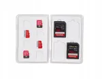 Dėklas dėžutė Sd micro Sd kortelėms 12 kortelių Cnc