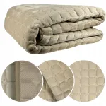 Comco Stora, mink&scaron;ta lovatiesė 150x200 su neslystančiu pavir&scaron;iumi Bežinė - Komforti&scaron;ka