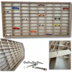 Lentyna automobiliams, modeliukams, Hot Wheels, organizeris 80 vietų fanera