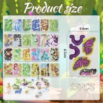 Goiern 25 dalių 3d dėlionės rinkinys vaikams, dėlionių dėlionės, animacinė dėlionė, ankstyvojo ugdymo montessori žaislas mažyliams, dovana berniukams ir mergaitėms (vabzdžiai)