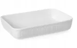 Aida Indukcinė kepimo forma 33x22,5x7 cm, balta