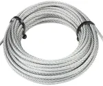 Nerūdijančio plieno lynas Aisi 316, 8mm, 10m, 7x7, rūg&scaron;tims atsparus
