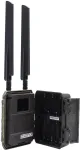 Medžioklės kamera PNI Hunting 400C 12MP su 4G LTE internetu, GPS, vaizdo ir nuotraukų siuntimu į telefoną, 4 el. pa&scaron;to adresus, FTP, Full HD 1080P, naktiniu matymu, 57 nematomais &scaron;viesos diodais gyvūnams