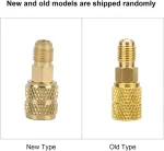 Kondicionierius R410a A/c žarnos adapteris 1/4" Sae i&scaron;orinis į 5/16" Sae vidinį Hvac žarnos jungtis mini split sistemų oro kondicionieriams (r410a i&scaron;orinis 1/4sae vidinis 5/16sae)