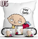 Resolid family guy rinkinys magi&scaron;kas puodelis + pagalvė + vardas