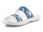 Moteri&scaron;kos &scaron;lepetės Crocs Classic Hyperreal, mėlynos