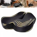 Ortopedinė pagalvė sėdėjimui automobilyje, ant kėdės, fotelio, memory foam