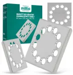 Trapelio grotelių dangtelis 90 mm kanalizacijos du&scaron;o nutekėjimo metalinis