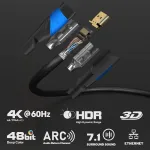 Kabeldirekt 4k Hdmi kabelis &ndash; 2 x 15 m &ndash; sukurtas Vokietijoje &ndash; bet kokiai Hdmi kabelio sąrankai (4k @ 60hz, didelės spartos Hdmi su Ethernet, Blu-ray, Ps5, XBOX Series, Switch)