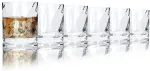 Krosno Romance stiklinės viskiui, 6 vnt., 320 ml