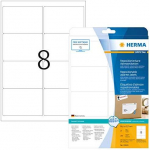 Herma HERMA adreso etiketė A4 99.1x67,7mm, balta 25 lak&scaron;tai