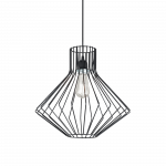 Pakabinamas &scaron;viestuvas Ideal Lux Suspended lamp with 1 light AMPOLLA, E27, baltas