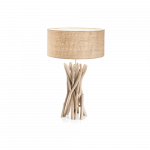 Ideal Lux Table lamp with 1 light DRIFTWOOD, E27, transparent