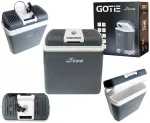 Kelioninis automobilinis &scaron;aldytuvas GOTIE GLT-240G, 24L, 12V/230V, &scaron;aldymas ir &scaron;ildymas, pilkas