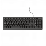 TRUST TK-150 klaviatūra, voki&scaron;kas QWERTZ i&scaron;dėstymas, USB prievadas