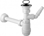 Sifonas McAlpine butelis 5 / 4 "DN32 mažai balta (HC1LWM)