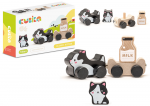 Cubika Medinis žaislas Protingi katinėliai