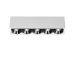 Lubinis &scaron;viestuvas 7W LED pavir&scaron;inis &scaron;viestuvas Juodas FOSTER MICRO, baltas, 3000K