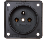 Hager Polo Berker Integro vienas lizdas su 16A 250V antracitu (0961852505)