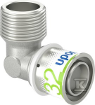 Uponor S-Press PLUS alkūnė su i&scaron;oriniu sriegiu 32-R1MT