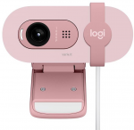 Internetinė kamera Logitech BRIO 100, rožinės spalvos