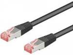 Goobay Kabelis LAN Patchcord CAT 6 S/FTP LSZH juoda 7.5m