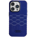 Dėklas Apple iPhone 14 Pro Audi IML MagSafe (AU-IMLMIP14P-A6/D3-BE) mėlynos spalvos
