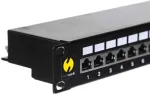 NetRack Patch panel 19'' 24 portų Kat. 5E FTP (104-03)