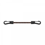 Tvirtinimo elastinė guma su kabliukais Bradas BUNGEE CORD LOCK HOOK, 25 vnt., 40 cm, juoda