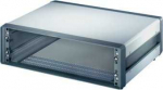SCHROFF SCHROFF Comptec 19 stalinis dėklas, neekranuotas, plieno dangtelis, 3 HU, 84 AG, 400 mm