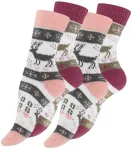 Vca Textil Moteri&scaron;kos frotinės termo kojinės, 4 poros