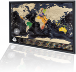 UAB Smagos Nutrinamas pasaulio žemėlapis su rėmeliu