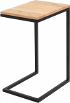 Customform &Scaron;oninis staliukas, LUPE 30, 0.4x0.3x0.6 m, Juodas
