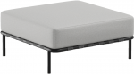 Sofa Sitsit Pufas modulis, Salve, 78x78x37 cm, Pilka spalva