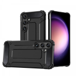 Hurtel Hybrid Armor Samsung Galaxy S24 FE dėklas telefonui juodos spalvos