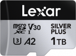 Atminties kortelė Lexar 1TB Micro SDXC Professional Sidabrinis Plus UHS-I A2 V30 U3 4K