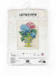 LetiStitch luca S (D) Hydrangea Blooms 30x22cm SLETIL8065