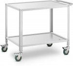 Royal Catering Maitinimo serviravimo vežimėlis 2 lentynos 80 x 57 cm iki 100 kg