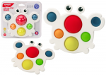 Lean Toys Sensorinė krabo formos lenta vaikams
