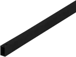 Linijinės sistemos PIPE bėgelis, juodas, 1000mm, K1002241N
